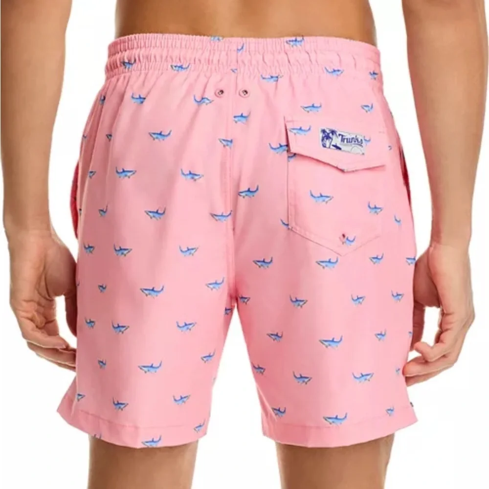 Shark Print Swim Shorts